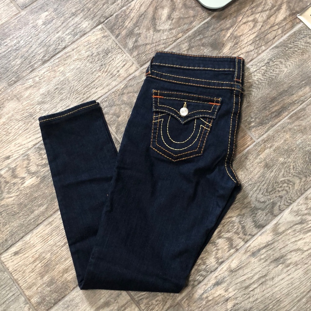 True Religion size 30, super skinny jeans